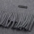 Hugo Boss Schal aus nachhaltigerer Schurwolle mit Raschel-Strick - Style Albas 50495340 Grau ONESI