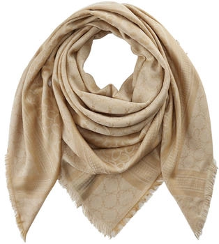 Codello #14 JACQUARD DELUXE Tuch mit Monogramm-Muster camel