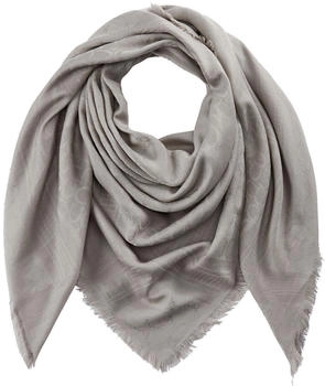 Codello #14 JACQUARD DELUXE Tuch mit Monogramm-Muster grau