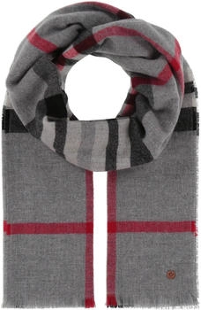 Fraas Kaschmir Schal 58 x 180 cm karierte Stola The Plaid Grau (680028-960)