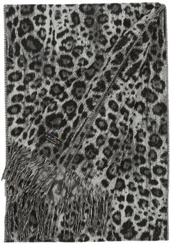 Fraas Cashmink Schal 35 x 200 cm mit Animal Print Damen Grau (625353-960)