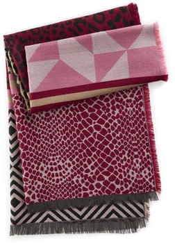 Codello Schals mit gewebtem Mustermix bunt/rosa