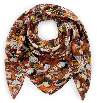 Codello Tuch mit Snoopy Charly Lucy & Co. Damen braun