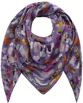 Codello Tuch mit Allover-Print Snoopy und Charlie Brown lilac