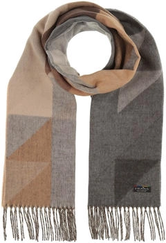 Fraas Cashmink Schal 44 x 200 cm mit graphischem Muster Damen Grau (620002-960)