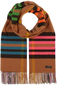 Fraas Cashmink Schal 56 x 200 cm Schal kariert Soft Camel (625030-182)