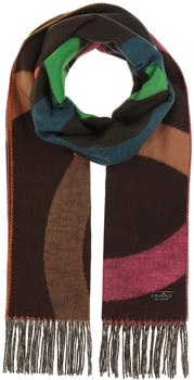 Fraas Cashmink Schal 56 x 200 cm mit Kreis- Design Damen Cobalt Blue (625242-527)
