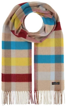 Fraas Cashmink Schal 35 x 200 cm mit bunten Streifen Damen Soft Beige (625360-172)