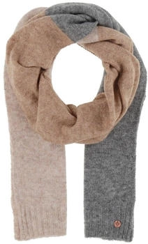 Fraas und Herren 40 x 180 cm gestreifter Strickschal Strick-Stola Grau (647018-960)