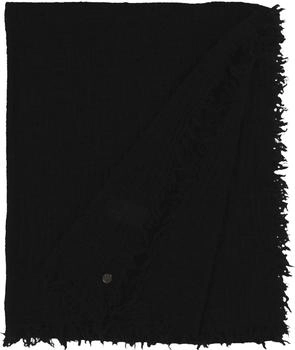 Fraas Damen-Schal 70 x 180 cm mit Fransen Schwarz (658100-990)