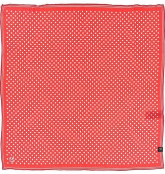 Fraas Halstuch Damen gepunktet 51 x 51 cm mit Polka Dots Muster True Red (612168-361)