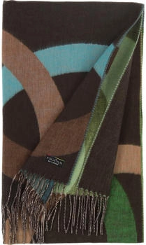 Fraas Cashmink Schal 56 x 200 cm mit Kreis- Design Cyber Green (625242-716)