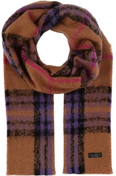 Fraas Cashmink Schal 63 x 200 cm Stola kariert Royal Purple (631257-492)