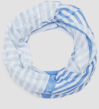s.Oliver Lässiger Loop-Schal mit All-over-Print ONESIZE blau 2164947.50G9.ONESIZE