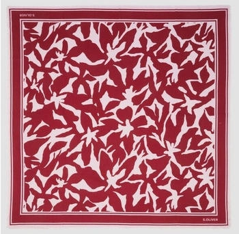 s.Oliver Tuch mit All-over-Print 1 rot 2154561.38D2.1