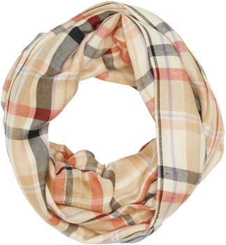 s.Oliver Karierter Loop-Schal aus Viskosemix ONESIZE braun 2163144.83N2.ONESIZE