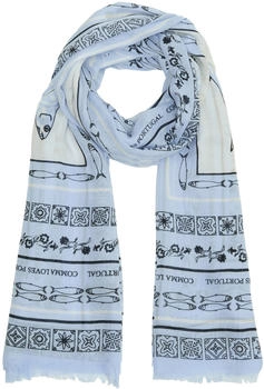 Comma Tuch blau|mehrfarbig ONESIZE (2161105.50E6)