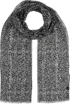 Fraas Polyester Schal schwarz weiß (714526-0003-09999)