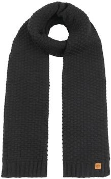 Chillouts Strickschal »Garrick Scarf« mit hochwertigem Strickmuster schwarz schwarz