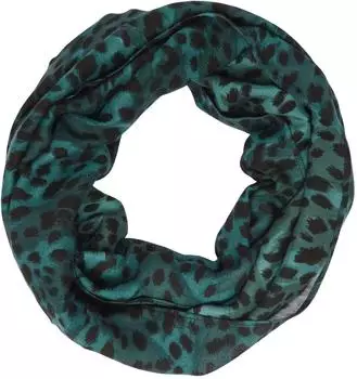 s.Oliver Snood mit Leo-Print Blau 2169485.69A2.