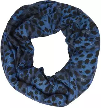 s.Oliver Snood mit Leo-Print blau 2169485.59A2.