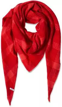 Cecil Damen Kariertes Dreieckstuch Rot (B57290536953A)