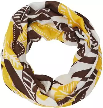 s.Oliver Loop-Schal aus Viskose mit floralem Muster creme 2166589.02A0.