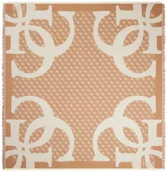 Guess Jacquard Kefiah 135x135 cm brown