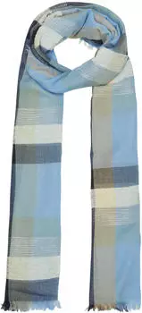 s.Oliver Schal mit Karo-Print blau 2172487.59N3.