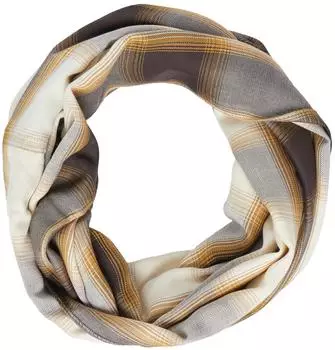 s.Oliver Karierter Loop-Schal aus Modalmix beige mehrfarbig 2170479.89N4.