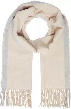 s.Oliver Schal mit Fransen und Colour-Blocking Beige 2169581.81W1.