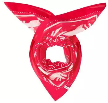 Cecil Damen Bandana mit Print und Wording Rot (CCB57311226759A)