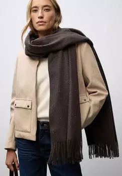 Street One Frauen Softer Schal mit Dekosteinen Braun (A57294617264A)