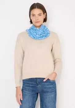 Cecil Damen Ausbrenner Loop Schal Blau (CCB57304417372A)