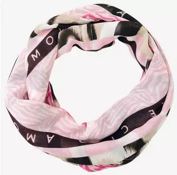 Street One Frauen Loop-Schal aus Modal mit Mustermix Pink (A57310637281A)