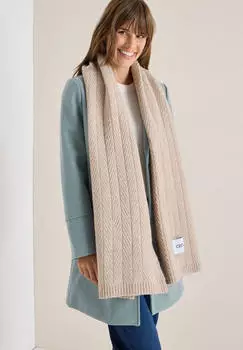 Cecil Schal sandalwood beige melange