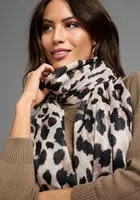 Laura Scott Modetuch mit trendigem Leopard-Alloverdruck
