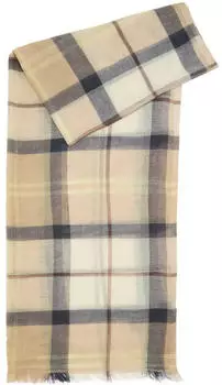 Barbour Welton Schal beige tartan