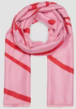 s.Oliver Doubleface-Schal mit Fransen pink 2174947.41X6.