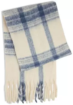 Vila Schal Vimimi Scarf/Ef weiß (14108631) birch checks:vintage indigo