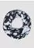 s.Oliver Gemusterter Loop-Schal aus Viskose blau 2175268.59A0.
