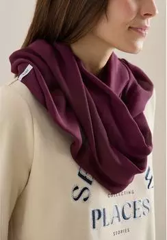 Cecil Damen Loop Schal Unifarbe aus Viskose Rot (CCB57306317590A)