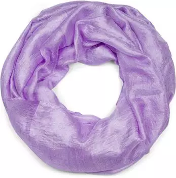 styleBREAKER Loop-Schal seidig, einfarbig, Unisex, flieder