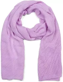 styleBREAKER Gekreppter Schal unifarben, Damen, flieder, 96x192cm (94588853-0)