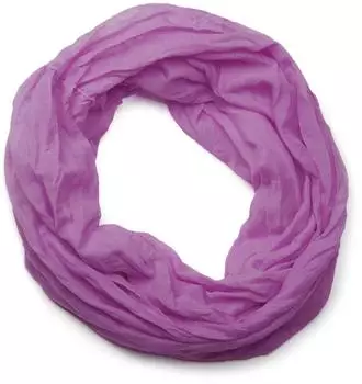 styleBREAKER Loop Schlauchschal, seidig, unisex, violett