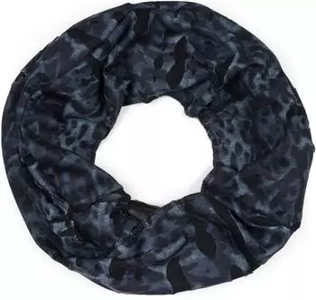 styleBREAKER Destroyed Loop Camouflage Muster, schwarz-grau, Damen (75379902-0)