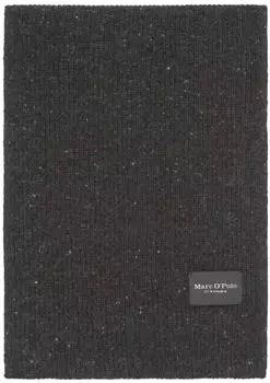 Marc O'Polo Knitted Scarf dunkelgrau meliert