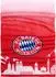 FC Bayern München Multifunktionstuch München Skyline, rot, Kinder (30611)