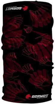 H.A.D. Germot Armadillo Multifunktionstuch schwarz/rot