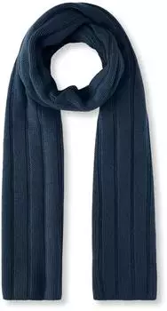 Falke Sporty Rib Schal Kaschmir, unisex, space blue (6116)